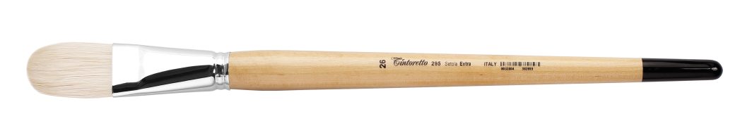 Tintoretto Setola Extra Bristles Long Filbert Brush Series 295, Size- 26