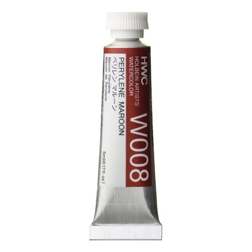                                                   Holbein Watercolor Perylene Maroon 5ml Tube, W008