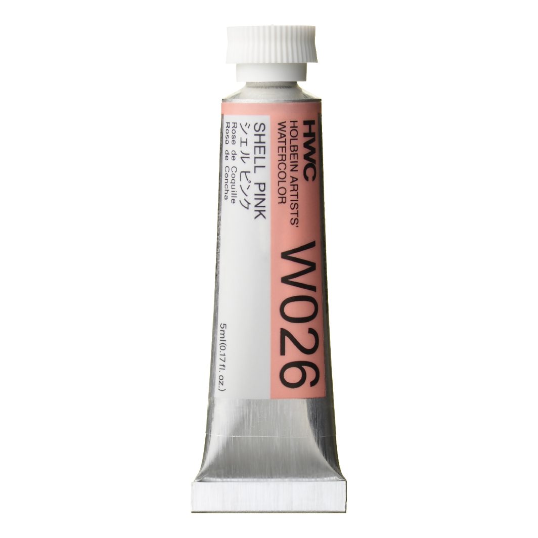                                                    Holbein Watercolor Shell Pink 5ml Tube, W026