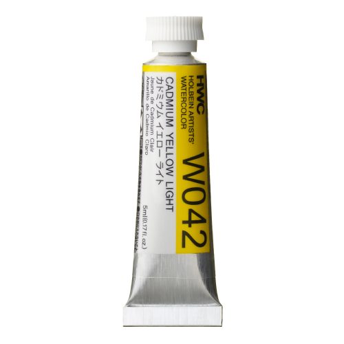                               Holbein Watercolor Cadmium Yellow Light 5ml Tube, W042