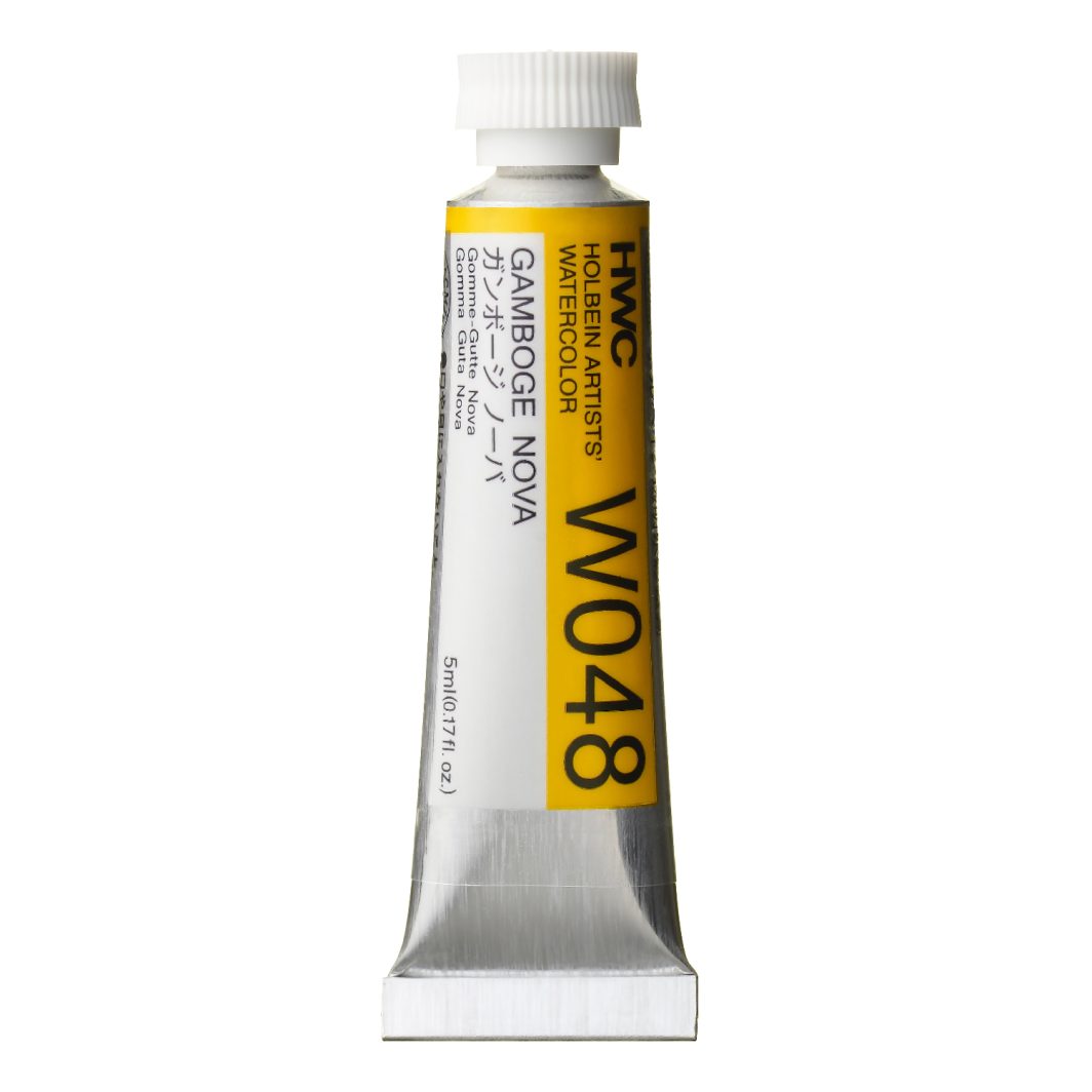                                Holbein Watercolor Gamboge Nova 5ml Tube, W048