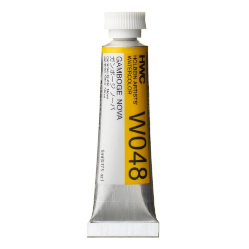                                Holbein Watercolor Gamboge Nova 5ml Tube, W048