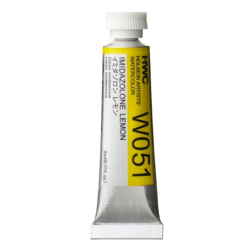                               Holbein Watercolor Imidazolone Lemon 5ml Tube, W051