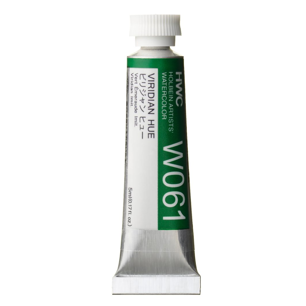                                          Holbein Watercolor Viridian Hue 5ml Tube, W061