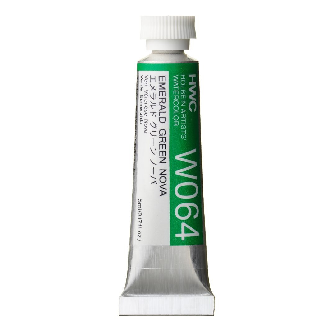                                          Holbein Watercolor Emerald Green Nova 5ml Tube, W064