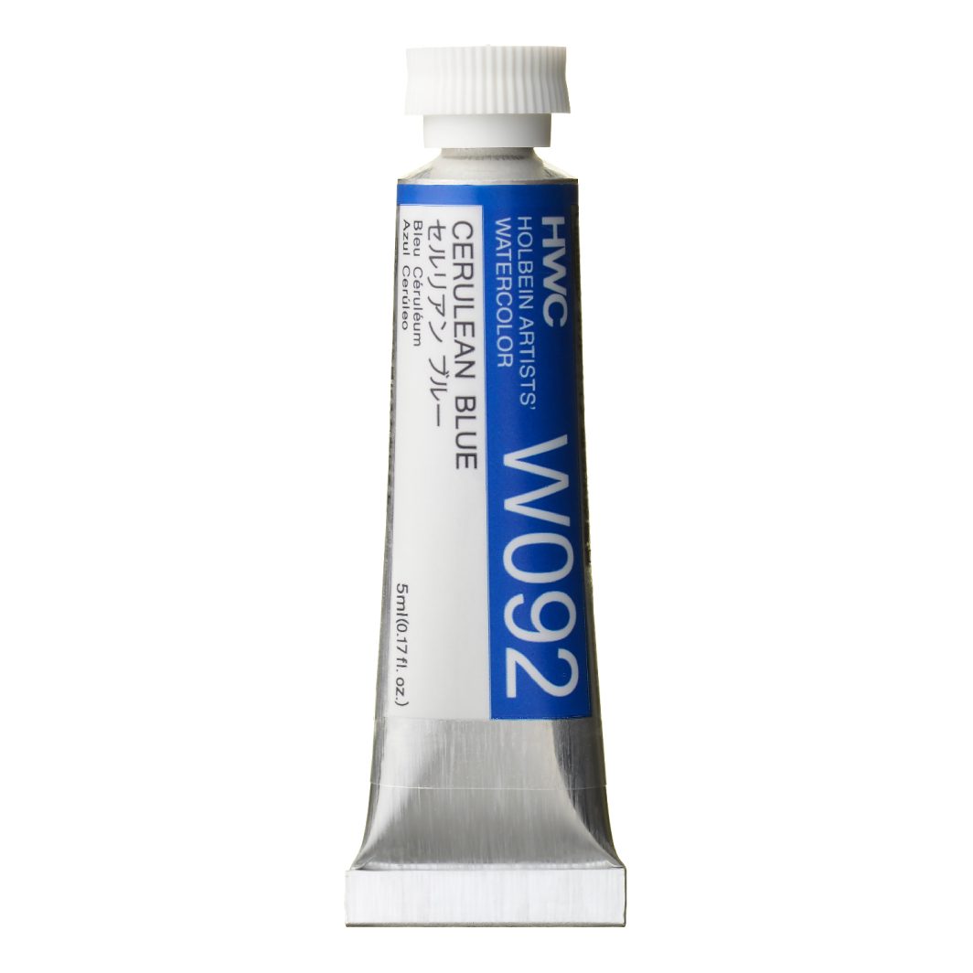 Holbein Watercolor Cerulean Blue D, 5ml Tube, W092