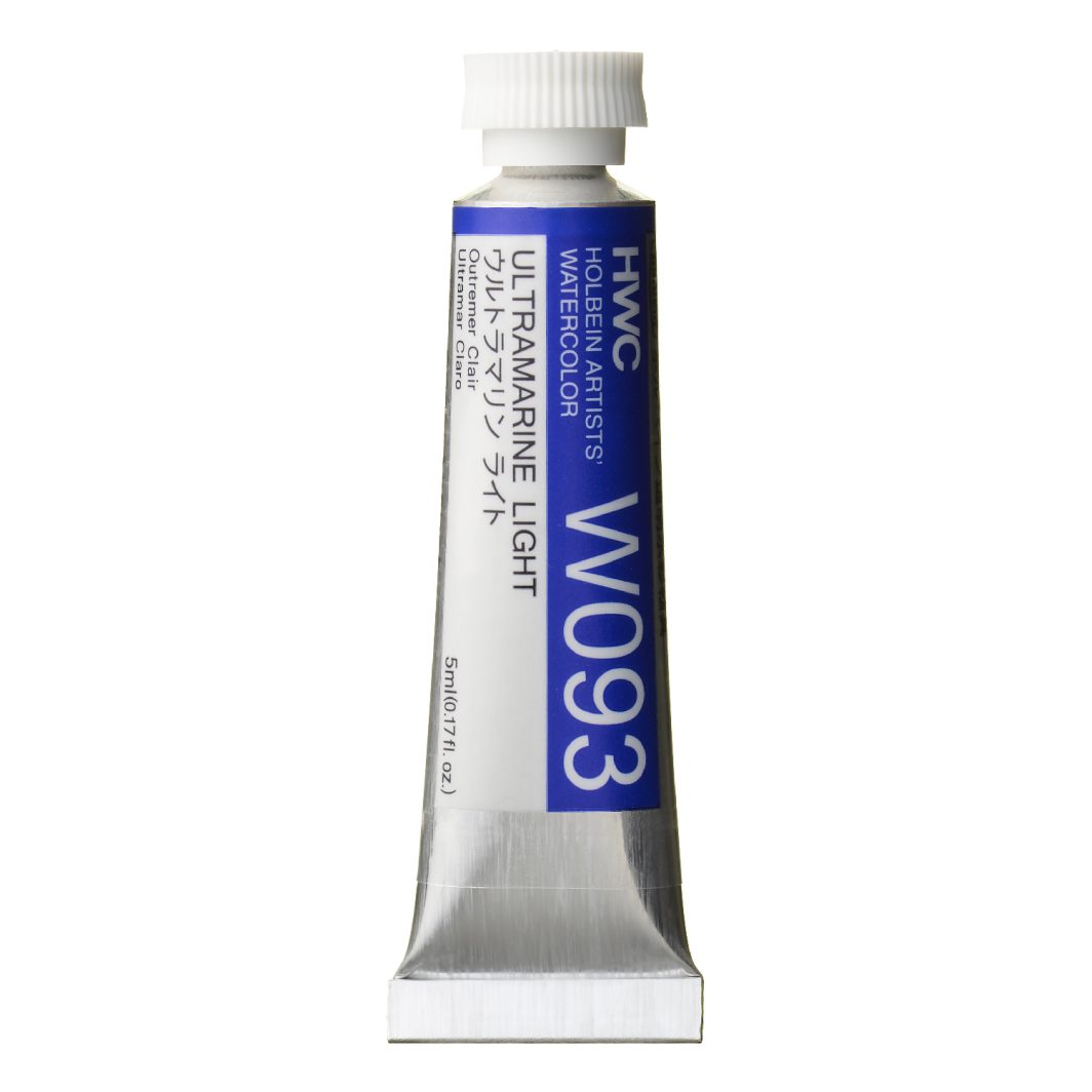                              Holbein Watercolor Ultramarine Light 5ml Tube, W093