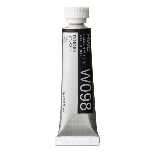                                        Holbein Watercolor Indigo 5ml Tube, W098