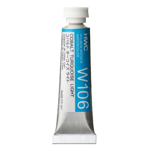                                        Holbein Watercolor Cobalt Turquoise Light 5ml Tube, W106