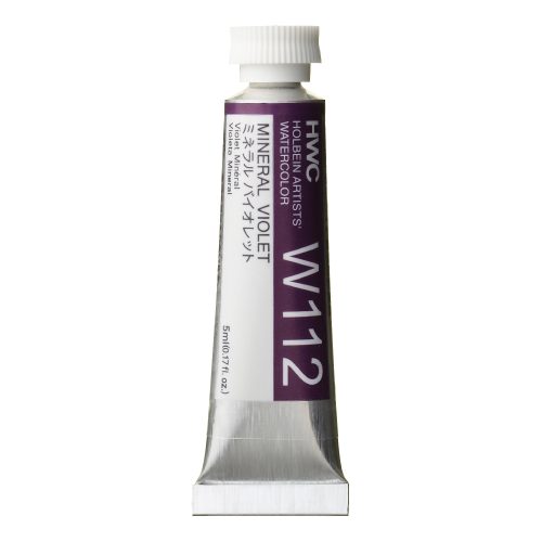                                 Holbein Watercolor Mineral Violet 5ml Tube, W112