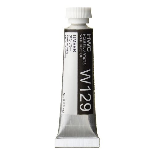                                       Holbein Watercolor Umber 5ml Tube, W129
