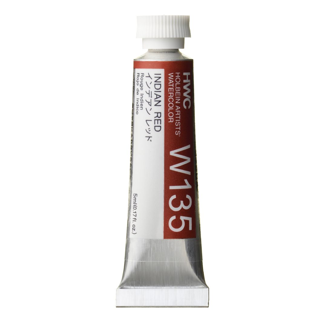 Holbein Watercolor Indian Red A, 5ml Tube, W135