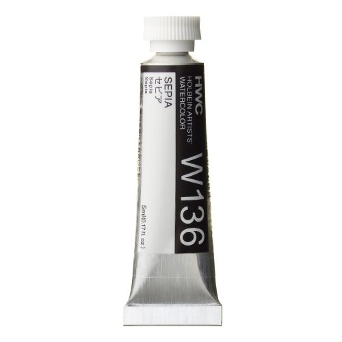                                             Holbein Watercolor Sepia 5ml Tube, W136