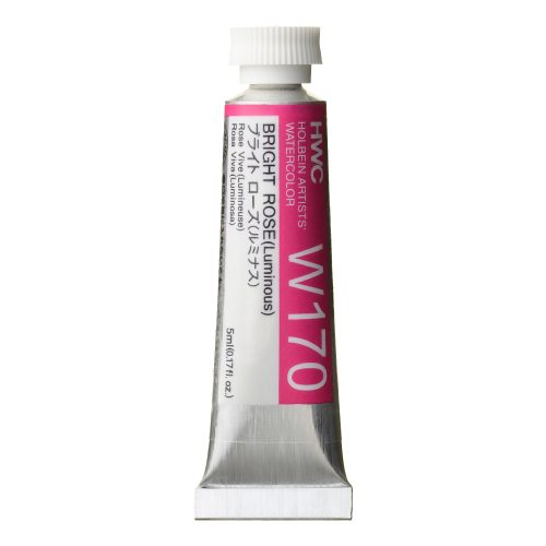                                                  Holbein Watercolor Bright Rose Lumi 5ml Tube, W170
