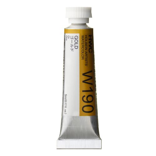                                                   Holbein Watercolor Gold 5ml Tube, W190