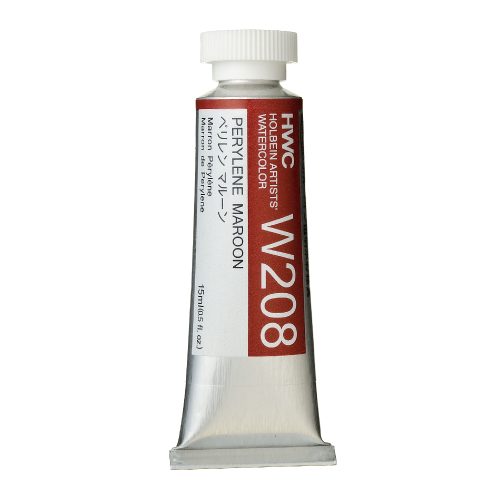                                                                          Holbein Watercolor Perylene Maroon 15ml Tube, W208