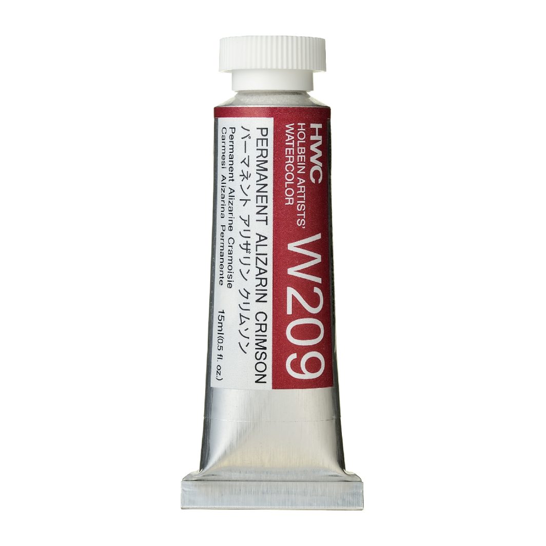 Holbein Watercolor Perm. Alizarin Crimson C,15ml Tube, W209
