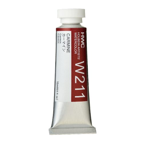 Holbein Watercolor Carmine 15ml Tubes, W211