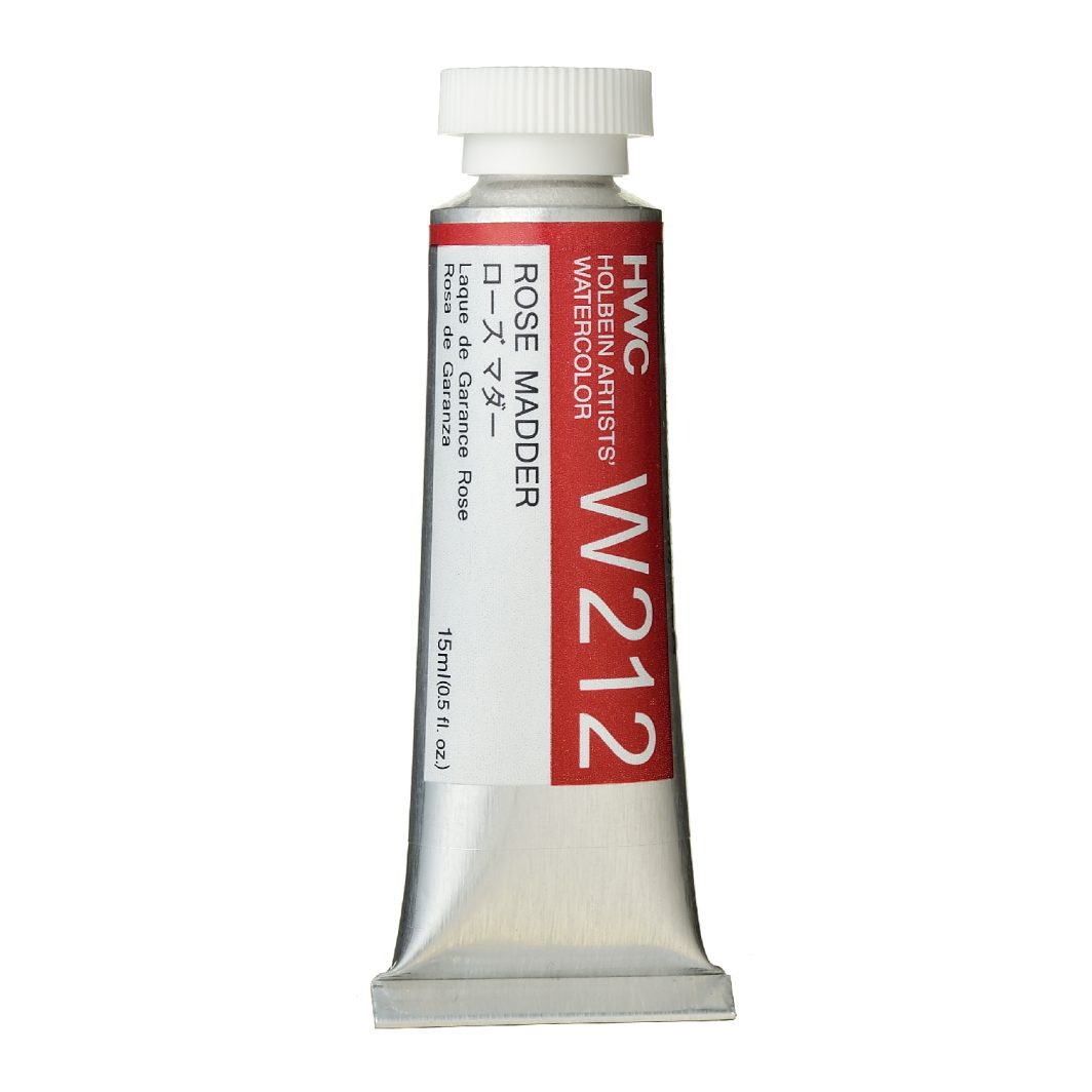                                                             Holbein Watercolor Rose Madder 15ml Tube, W212