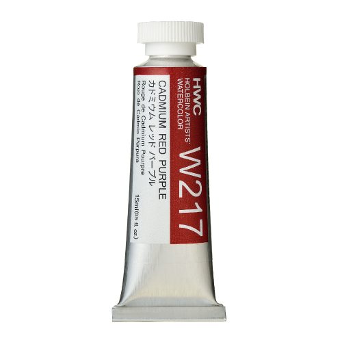                                                               Holbein Watercolor Cadmium Red Purple 15ml Tube, W217