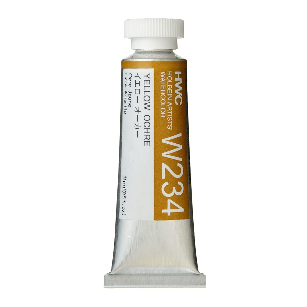                                                      Holbein Watercolor Yellow Ochre 15ml Tube, W234