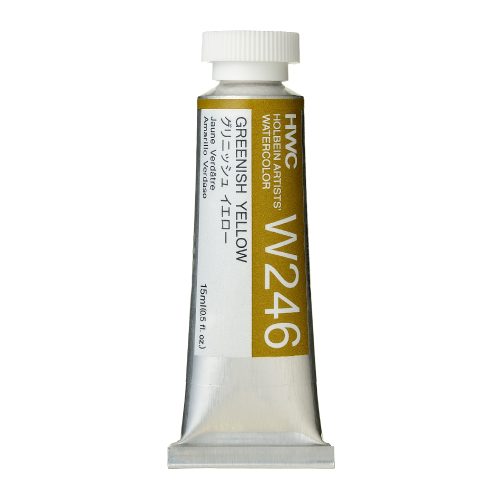 Holbein Watercolor Greenish Yellow 15ml Tube, W246