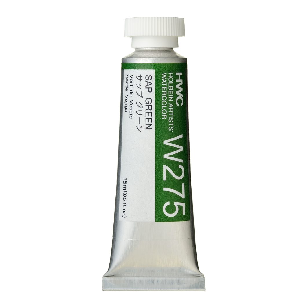                                                           Holbein Watercolor Sap Green, 15ml Tube, W275