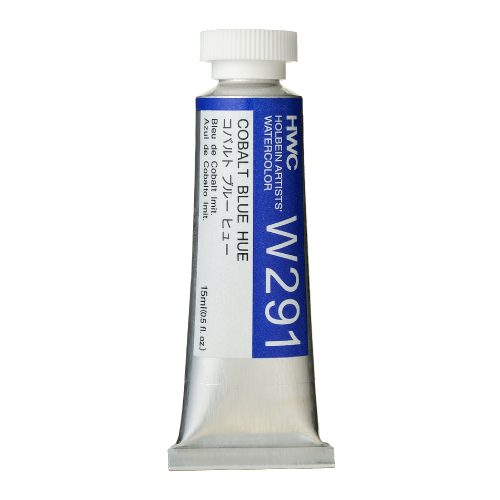 Holbein Watercolor Cobalt Blue Hue, 15ml Tube, W291