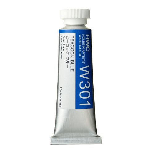                                               Holbein Watercolor Peacock Blue 15ml Tube, W301