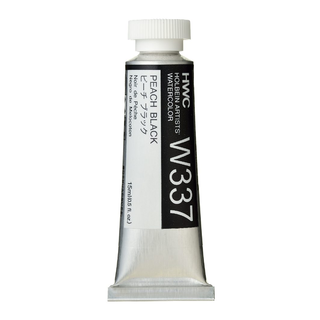                                                    Holbein Watercolor Peach Black 15ml Tube, W337