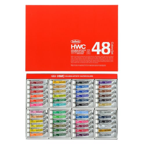 Holbein Artist Watercolour Set of 48 X 5ml tube (W409)