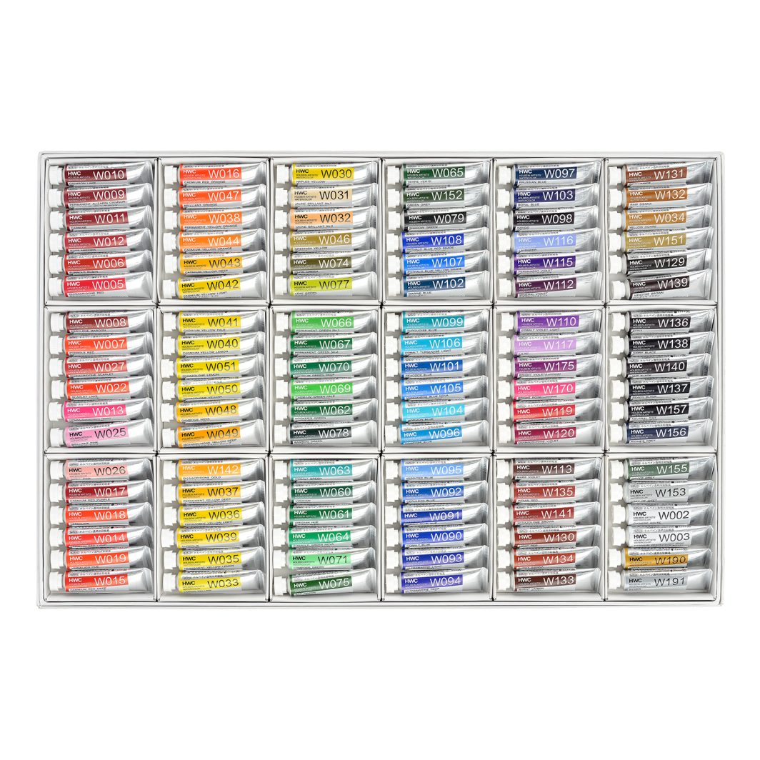 Holbein Artist Watercolour Set of 108 X 5ml tube (W422)