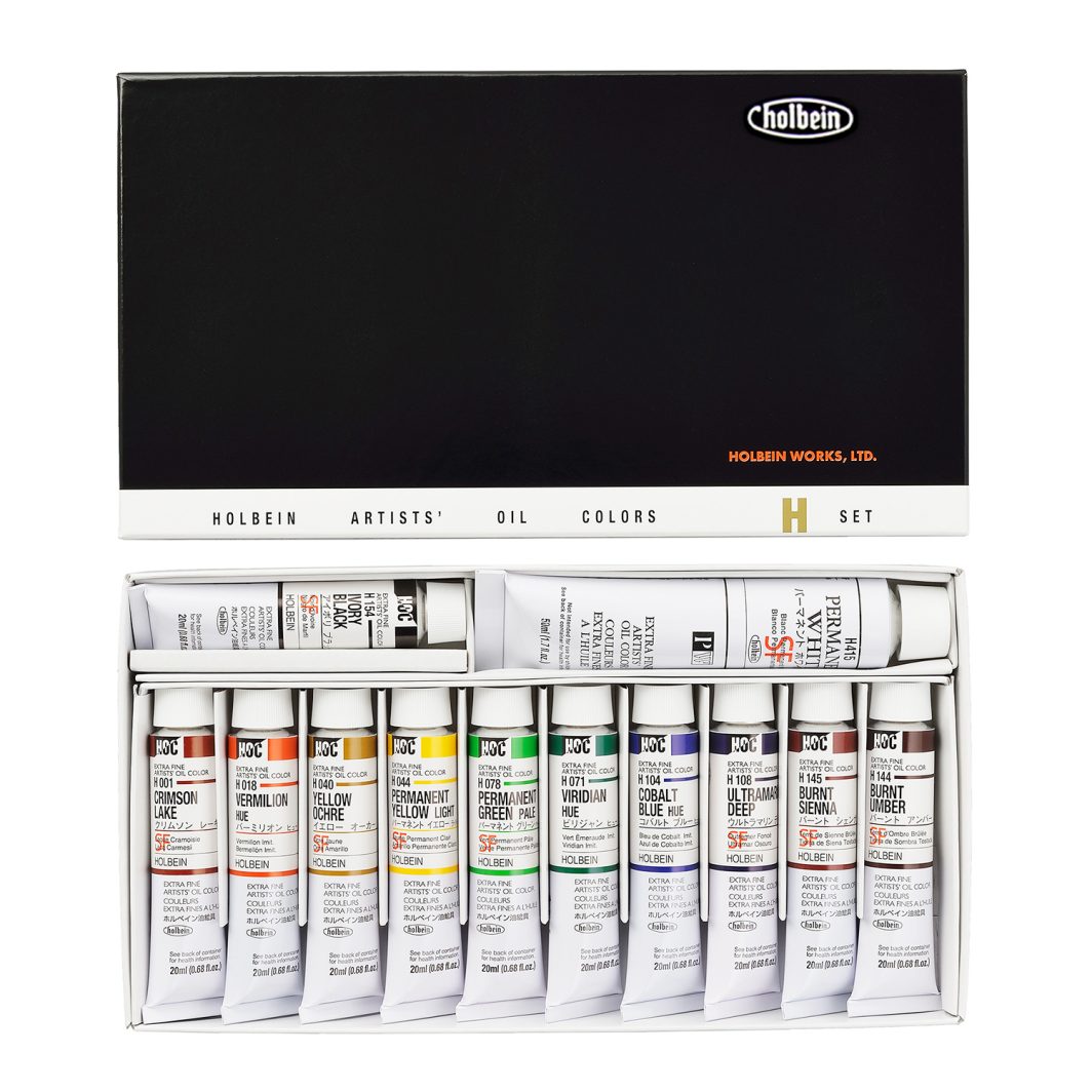 Holbein Artist Oil Color Set of 12 X 20ml (H905)
