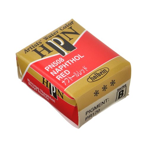 Holbein Watercolor Half Pan Naphthol Red, PN508