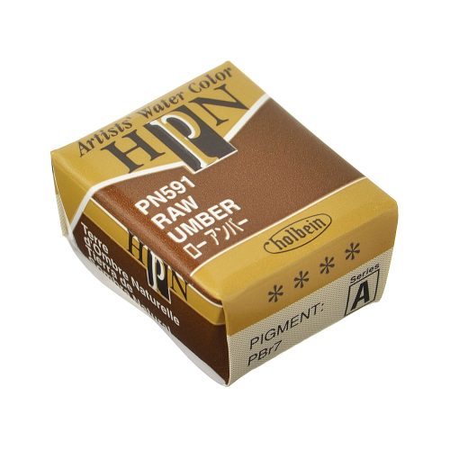                                                                 Holbein Watercolor Half Pan Raw Umber, PN591