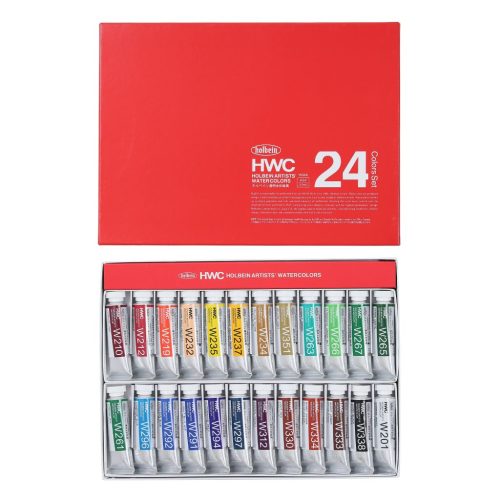 Holbein Artist Watercolour Set of 24 X 15ml tube (W444)