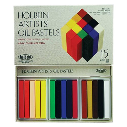                                                                  Holbein Oil Pastel Set Of 15 Colors