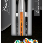 Silver Brush Silver Black Velvet and Golden Natural Brush Set of 3 Pcs (WC-3206S)