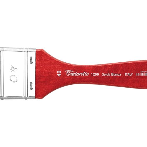 Tintoretto Comb Mottler White Bristle Brush Series 1200, Size- 40