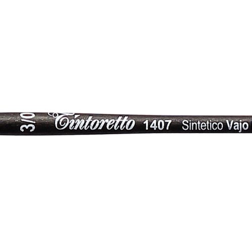 Tintoretto Round Traditional Mop Brush Series 1407, Size 3/0