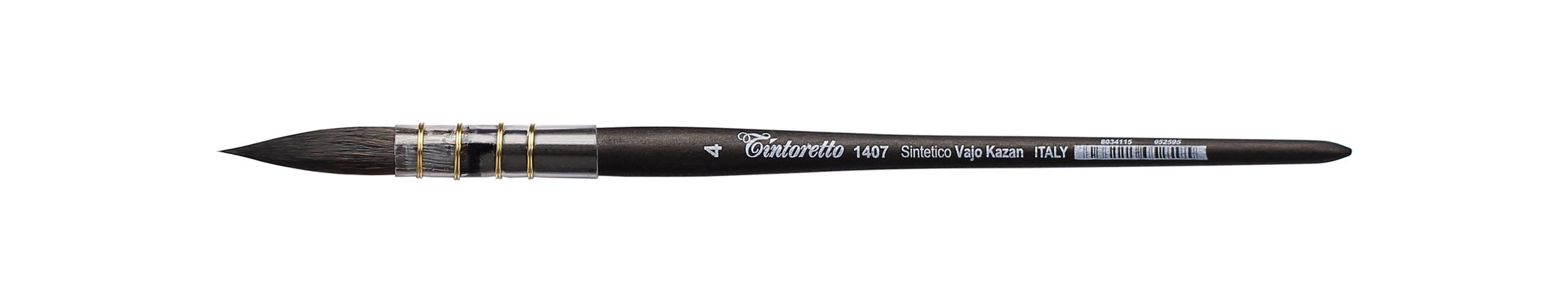 Tintoretto Round Traditional Mop Brush Series 1407, Size- 4