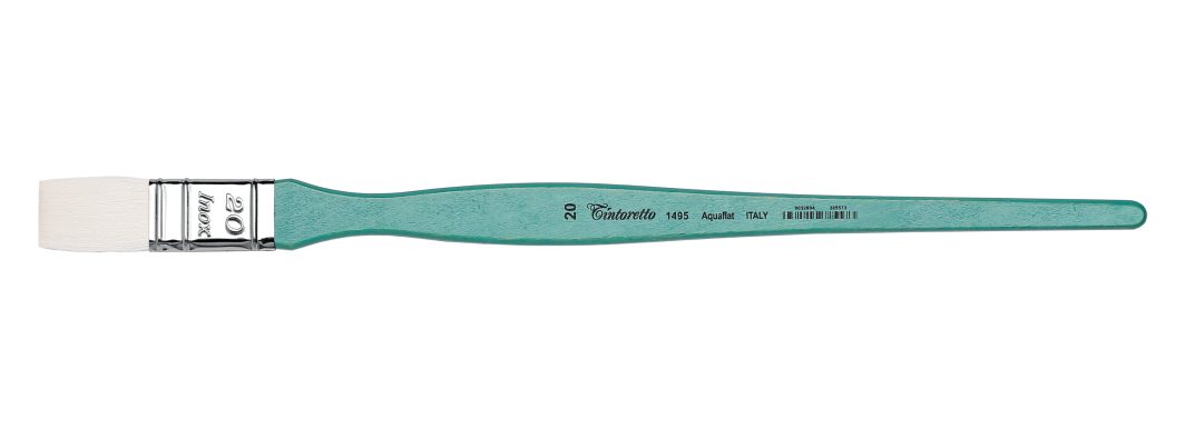 Tintoretto Aquaflat Mottler Brush Synthetic Goat Fiber Series 1495, Size- 20