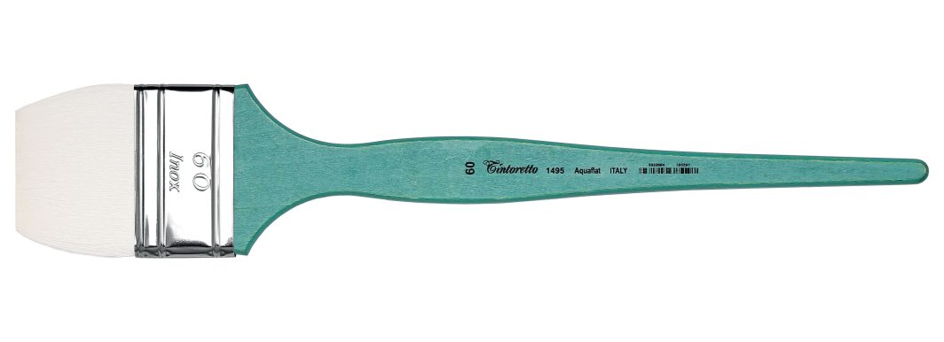 Tintoretto Aquaflat Mottler Brush Synthetic Goat Fiber Series 1495, Size- 60