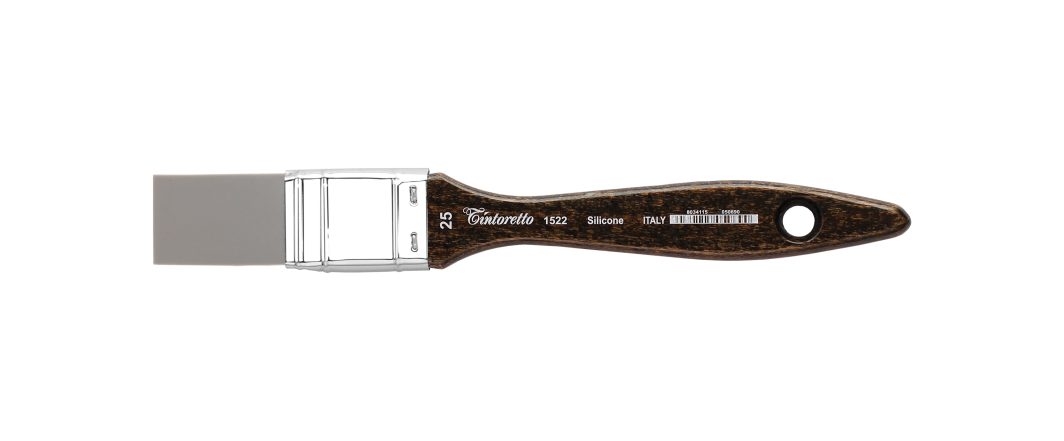 Tintoretto Straight Tip Mottler Soft Silicone Brush Series 1522, Size-25