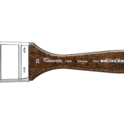 Tintoretto Straight Tip Mottler Soft Silicone Brush Series 1522, Size- 35