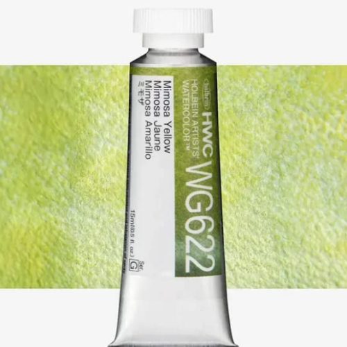                             Holbein Granulating Watercolor Mimosa Yellow G, 15ml Tube, WG622