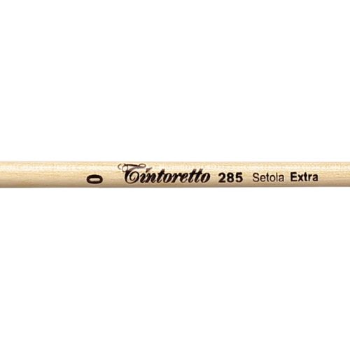 Tintoretto Setola Extra Bristle Round Brush Series 285, Size-0