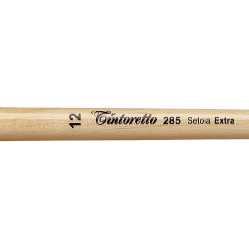 Tintoretto Setola Extra Bristle Round Brush Series 285, Size- 12