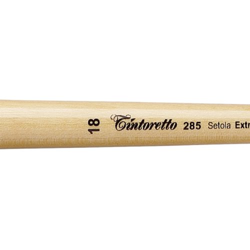 Tintoretto Setola Extra Bristle Round Brush Series 285, Size-18