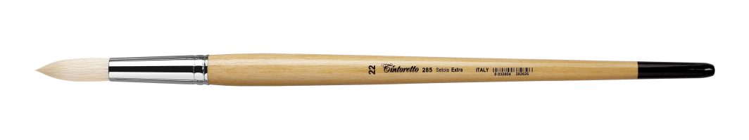 Tintoretto Setola Extra Bristle Round Brush Series 285, Size- 22